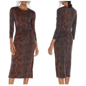 Joie Multicolor Long Sleeve Dress